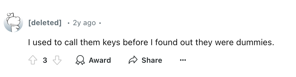 Reddit comment